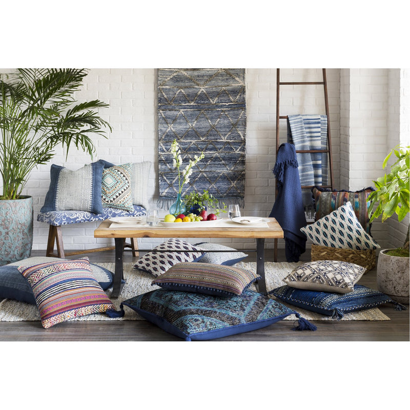 media image for Tressa TSS-4005 Woven Throw in Navy by Surya 243