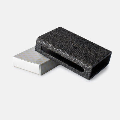 product image for faux shagreen matchbox in various colors 2 46