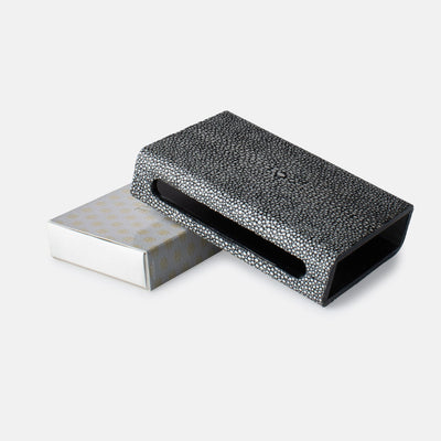 product image for faux shagreen matchbox in various colors 4 68