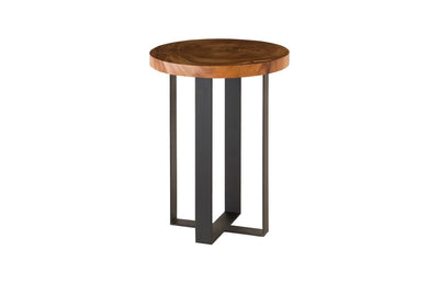 product image for Chuleta Bar Table On Black Metal Base By Phillips Collection Th97701 1 80