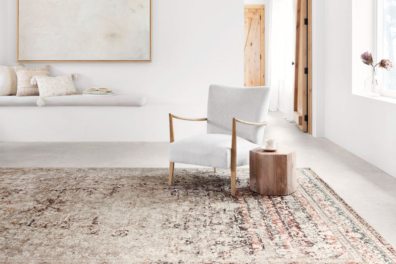 media image for Theia Rug in Taupe & Brick by Loloi 227