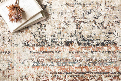 product image for Theia Rug in Taupe & Brick by Loloi 79