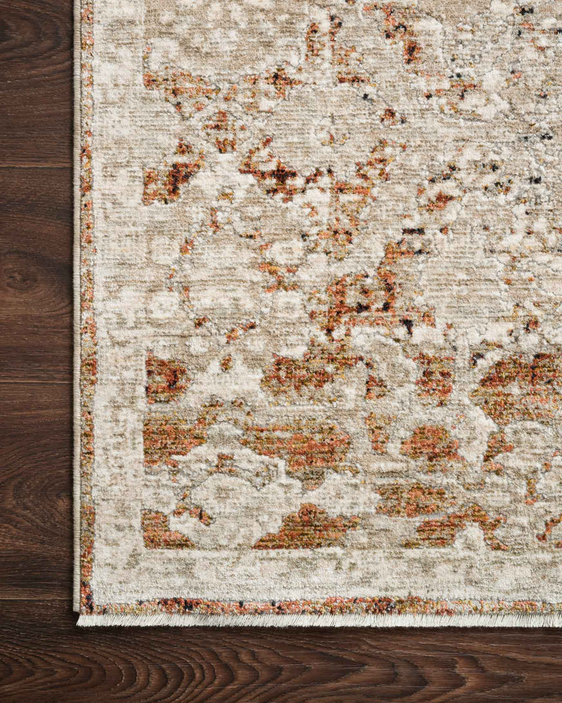 media image for Theia Rug in Natural & Rust by Loloi 211