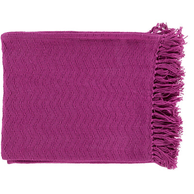 product image of Thelma THM-6004 Woven Throw in Bright Pink by Surya 559