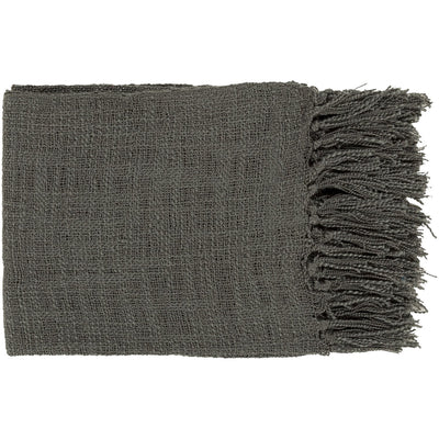 product image for Tilda TID-003 Woven Throw in Charcoal by Surya 47