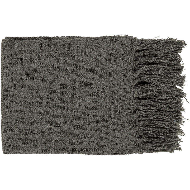 media image for Tilda TID-003 Woven Throw in Charcoal by Surya 250