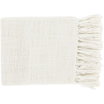 product image of Tilda TID-004 Woven Throw in White by Surya 594