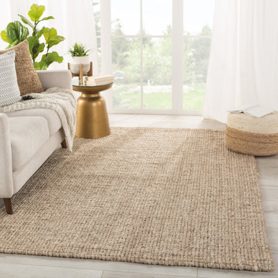 product image for Oceana Natural Solid Light Gray/ Tan Rug by Jaipur Living 44