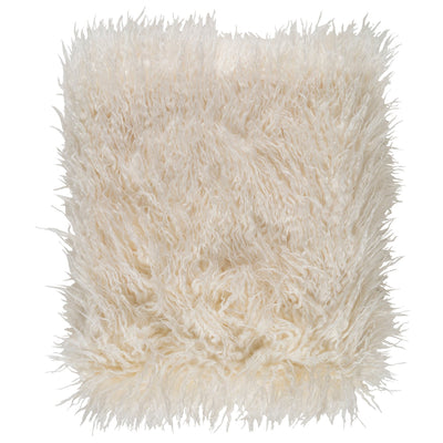 product image for Kharaa TKH-1004 Faux Fur Throw in Cream by Surya 25