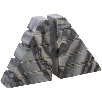 product image for Tikal TKL-001 Bookends in Grey, Set of 2 by Surya 62