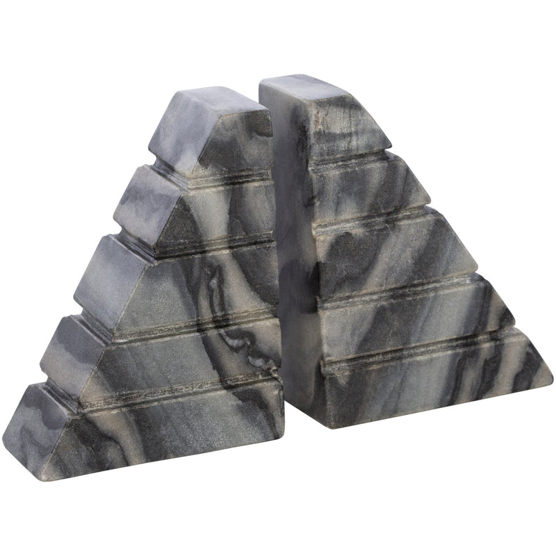 media image for Tikal TKL-001 Bookends in Grey, Set of 2 by Surya 216