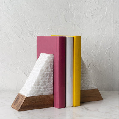 product image for Tikal TKL-002 Bookends in White, Set of 2 by Surya 23