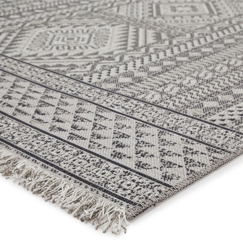 media image for Inayah Indoor/ Outdoor Tribal Gray/ Light Gray Rug by Jaipur Living 253