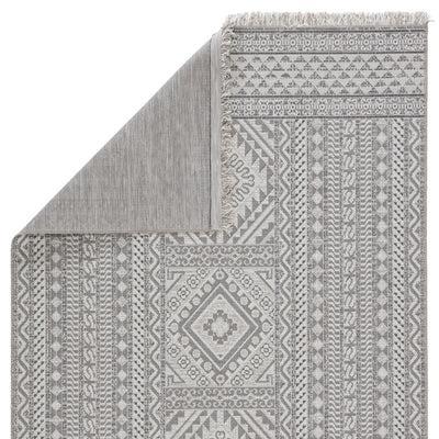 product image for Inayah Indoor/ Outdoor Tribal Gray/ Light Gray Rug by Jaipur Living 5