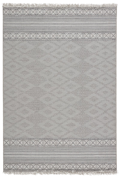 product image for Ramos Indoor/ Outdoor Border Gray/ Light Gray Rug by Jaipur Living 37