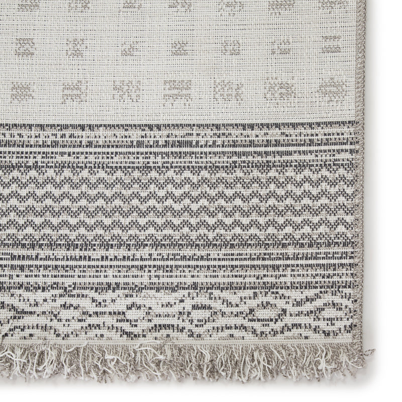 media image for Marion Indoor/ Outdoor Border Gray/ Light Gray Rug by Jaipur Living 265