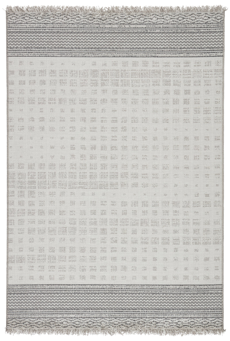media image for Marion Indoor/ Outdoor Border Gray/ Light Gray Rug by Jaipur Living 245