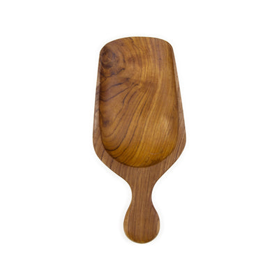 product image for teak root grain paddle scoop by sir madam 1 20