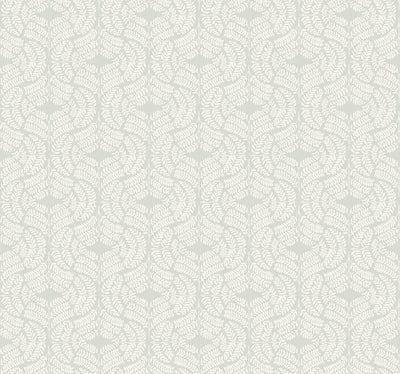 product image of sample fern tile wallpaper in light grey from the handpainted traditionals collection by york wallcoverings 1 547