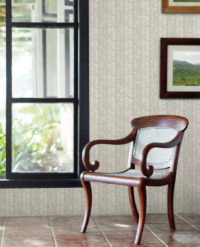 product image for Fractured Herrigbone Wallpaper in Stone from the Handpainted Traditionals Collection by York Wallcoverings 34