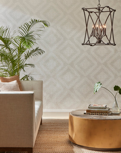 product image for Diamond Channel Wallpaper in Light Grey from the Handpainted Traditionals Collection by York Wallcoverings 83