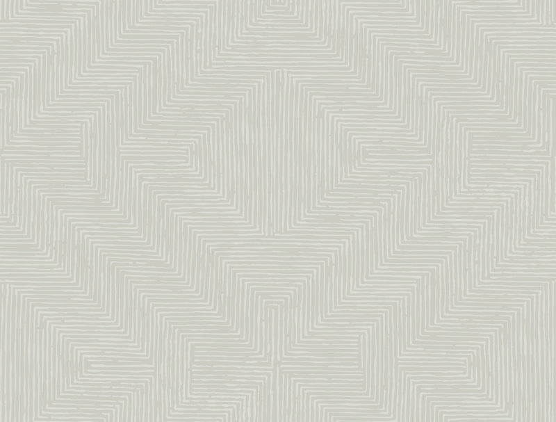 media image for sample diamond channel wallpaper in light grey 2 from the handpainted traditionals collection by york wallcoverings 1 228