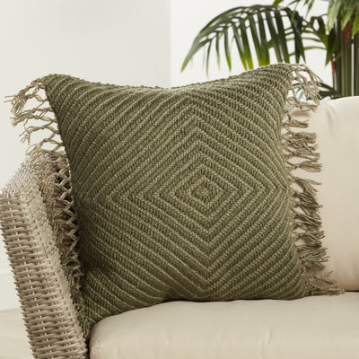 product image for Tallis Maritima Indoor/Outdoor Green Pillow 4 33