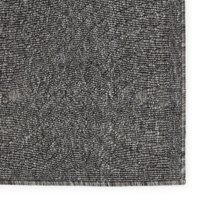 product image for Tajiri Ekon Indoor/Outdoor Dark Gray Rug by Nikki Chu 4 15