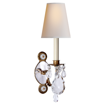 product image of Yves Crystal Single Arm Sconce by Thomas O'Brien 538