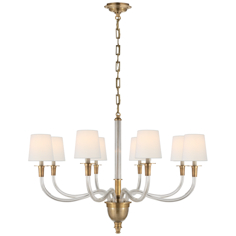 media image for vivian one tier chandelier by thomas obrien tob 5034hab np 1 268