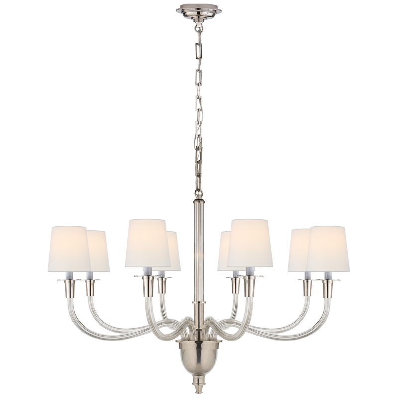 media image for vivian one tier chandelier by thomas obrien tob 5034hab np 2 28
