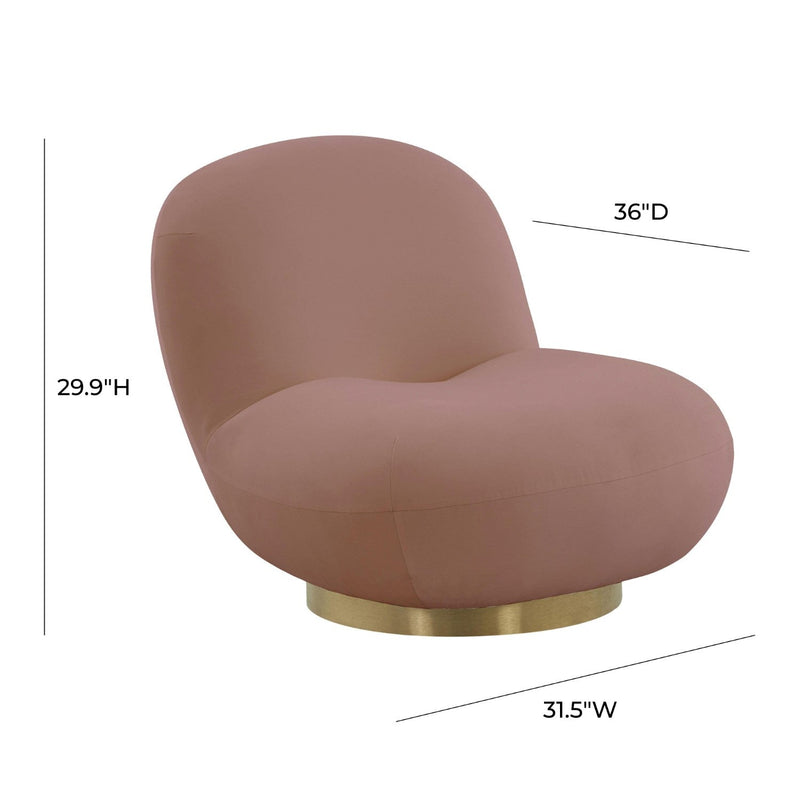 media image for emily swivel chair by bd2 tov s44172 19 263
