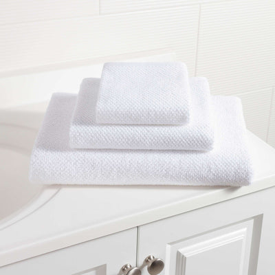 product image for pin dot terry white towel by annie selke pc2111 bt 1 6