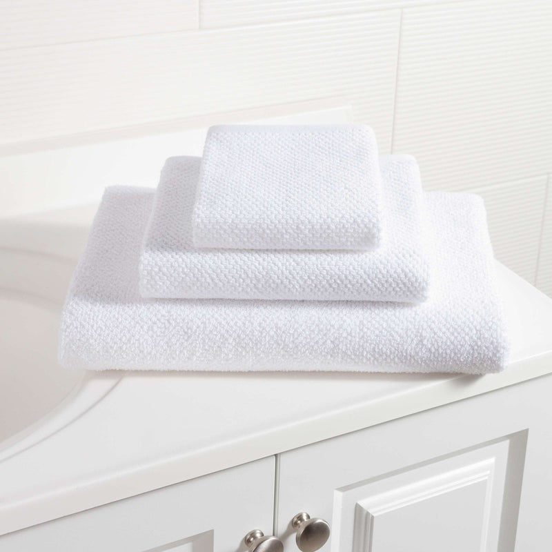 media image for pin dot terry white towel by annie selke pc2111 bt 1 235