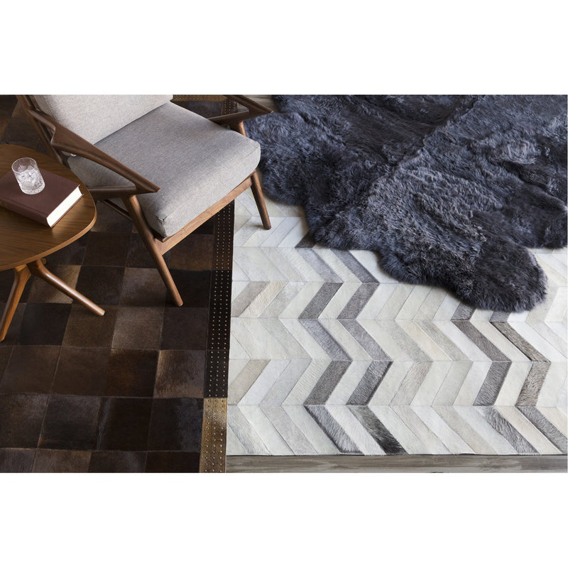 media image for Trail TRL-1129 Hand Crafted Rug in Ivory & Medium Gray by Surya 224