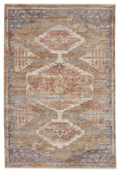 product image of Haelyn Medallion Rug in Multicolor & Olive by Jaipur Living 568