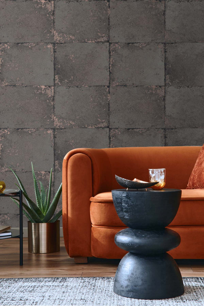 media image for Foundation Ember Wallpaper from the Even More Textures Collection by Seabrook 235
