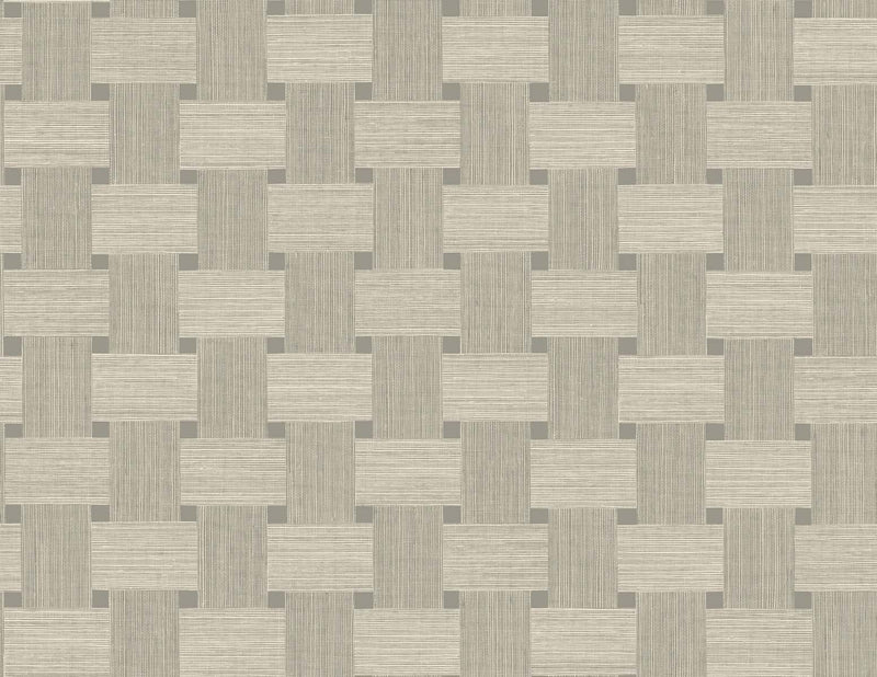 media image for Basketweave Yerba Wallpaper from the Even More Textures Collection by Seabrook 292