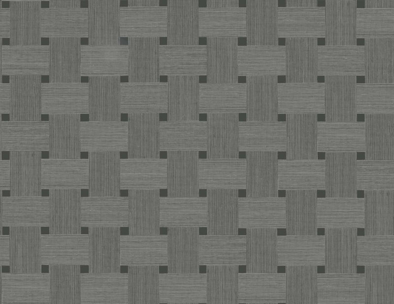 media image for Sample Basketweave Greyhound Wallpaper from the Even More Textures Collection by Seabrook 298