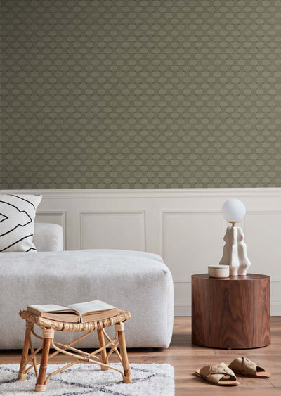 product image for Basketweave Raw Umber Wallpaper from the Even More Textures Collection by Seabrook 20
