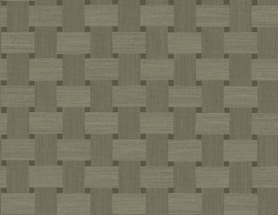 product image of Sample Basketweave Raw Umber Wallpaper from the Even More Textures Collection by Seabrook 523