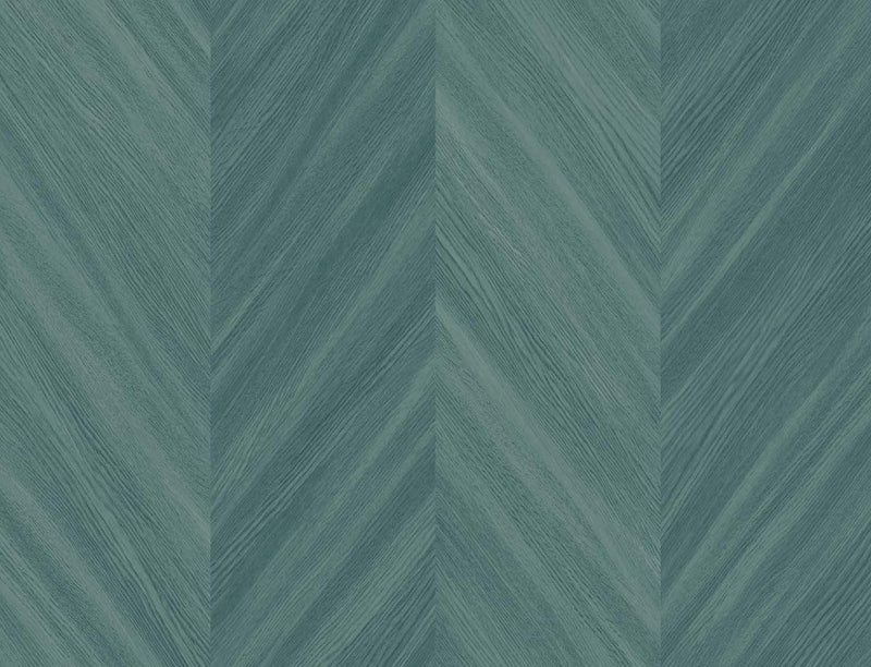 media image for Sample Chevron Wood Wintergreen Wallpaper from the Even More Textures Collection by Seabrook 283
