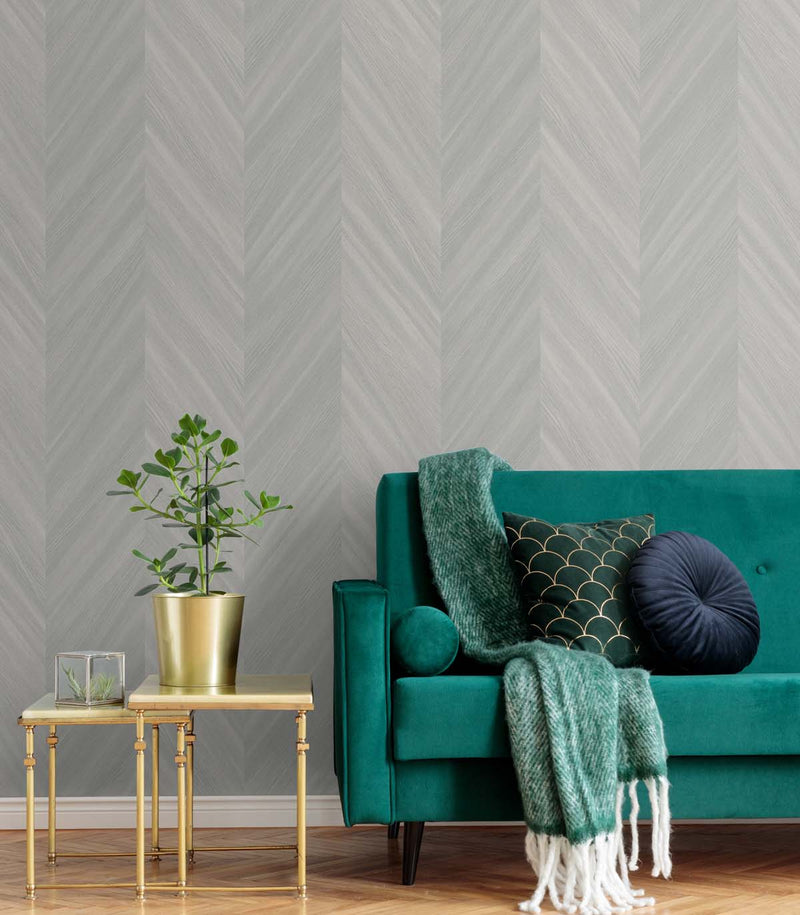 media image for Chevron Wood Sere Wallpaper from the Even More Textures Collection by Seabrook 234