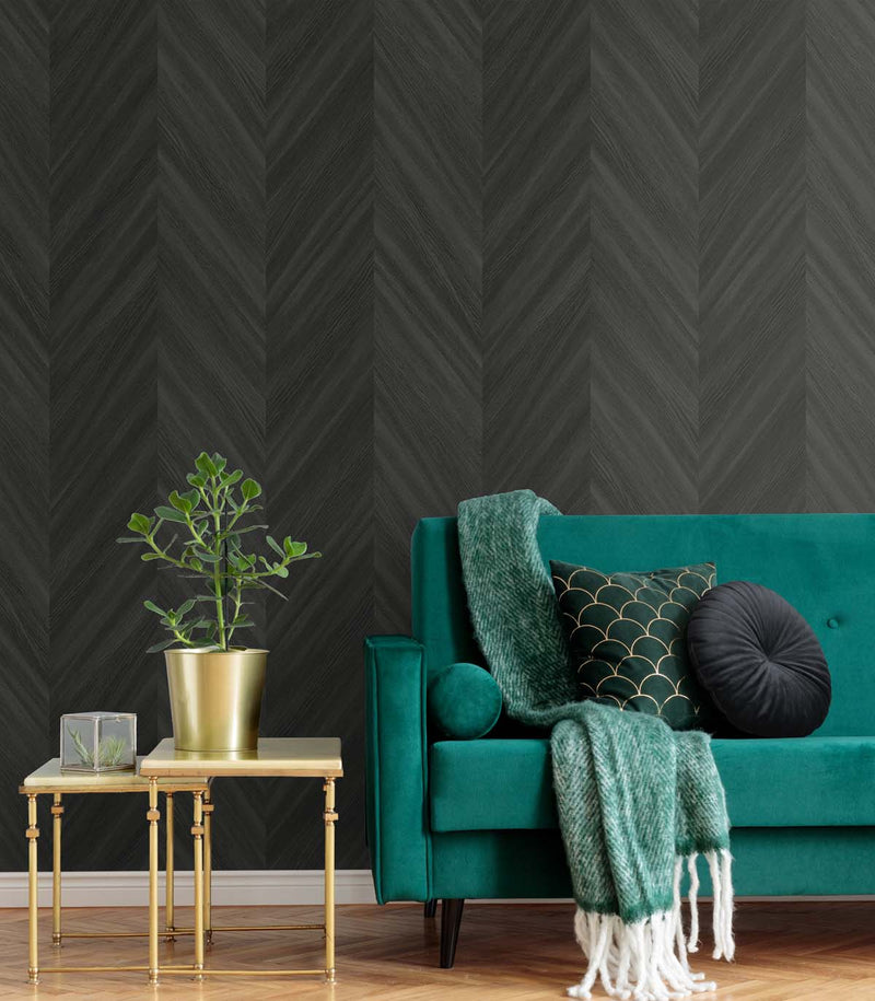 media image for Chevron Wood Apex Wallpaper from the Even More Textures Collection by Seabrook 212