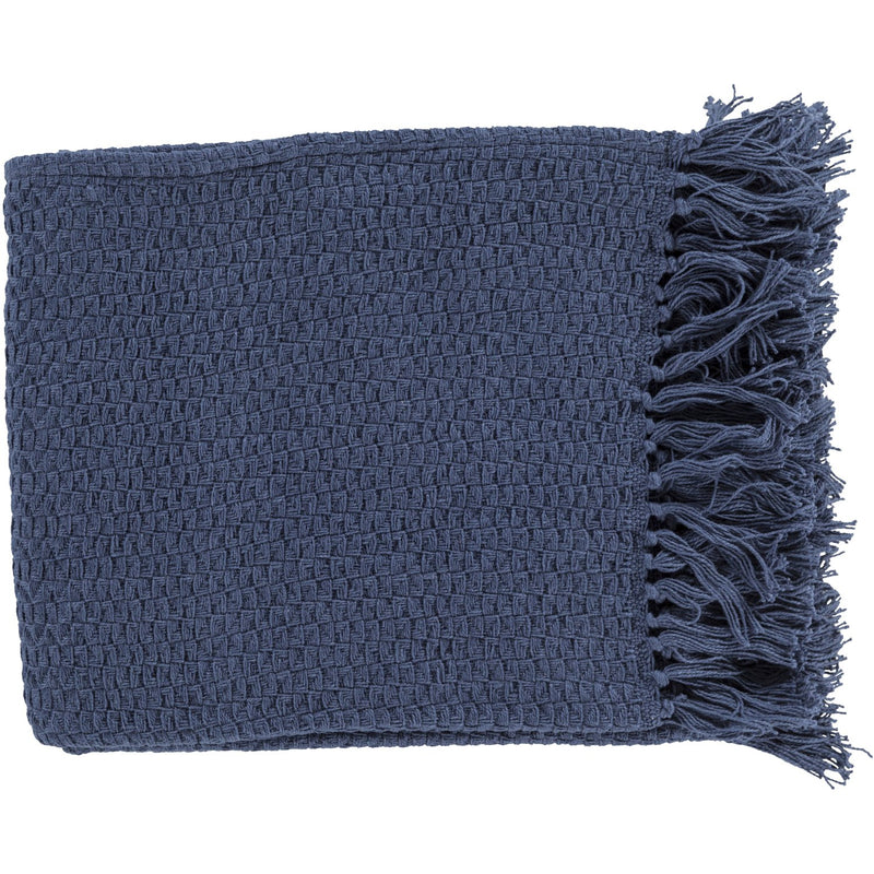 media image for Tressa TSS-4005 Woven Throw in Navy by Surya 25