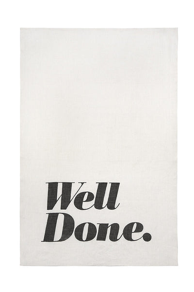 product image for Well Done Tea Towel design by Sir/Madam 12