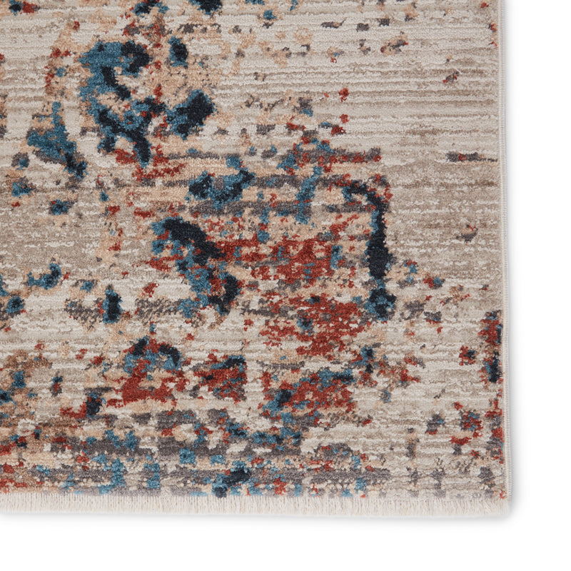 media image for Terrior Abstract Rug in Blue & Red by Jaipur Living 240
