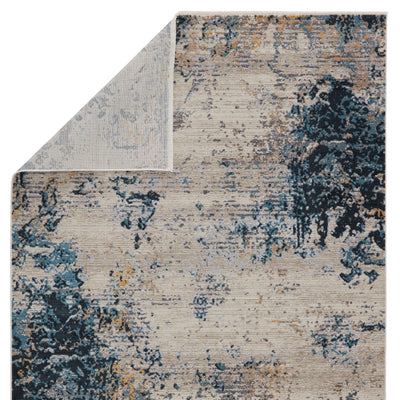 product image for Terrior Abstract Rug in Blue & Gold by Jaipur Living 90