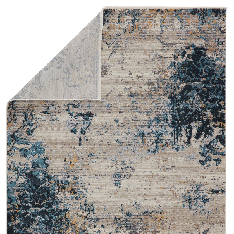 media image for Terrior Abstract Rug in Blue & Gold by Jaipur Living 230