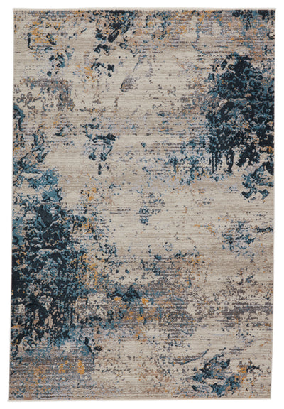product image of Terrior Abstract Rug in Blue & Gold by Jaipur Living 563